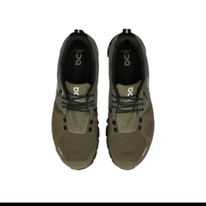 On Womens Olive Green Cloud 5 Waterproof Running Shoe 8.5